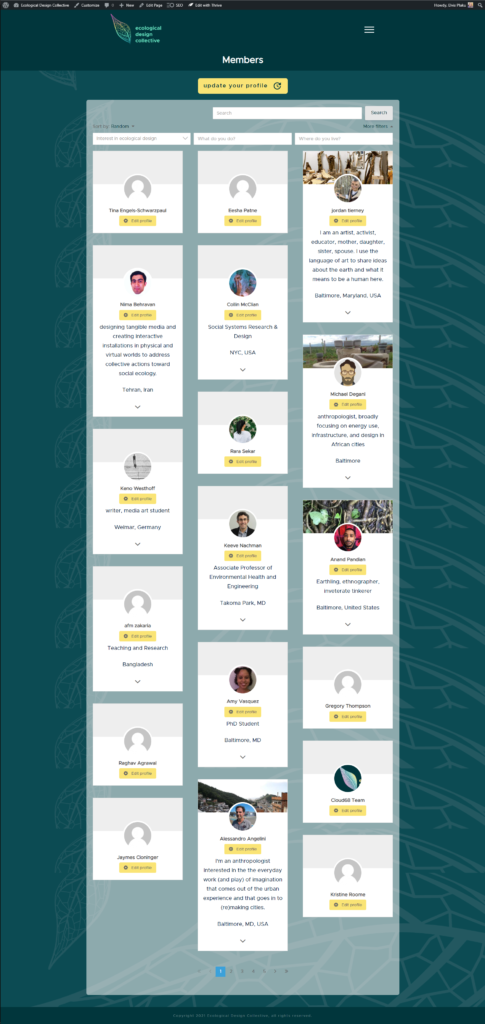 EcoDesignCollective Members Page EcoDesignCollective Members Page