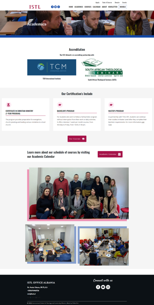 ISTL Albania Academics ISTL Albania Academics