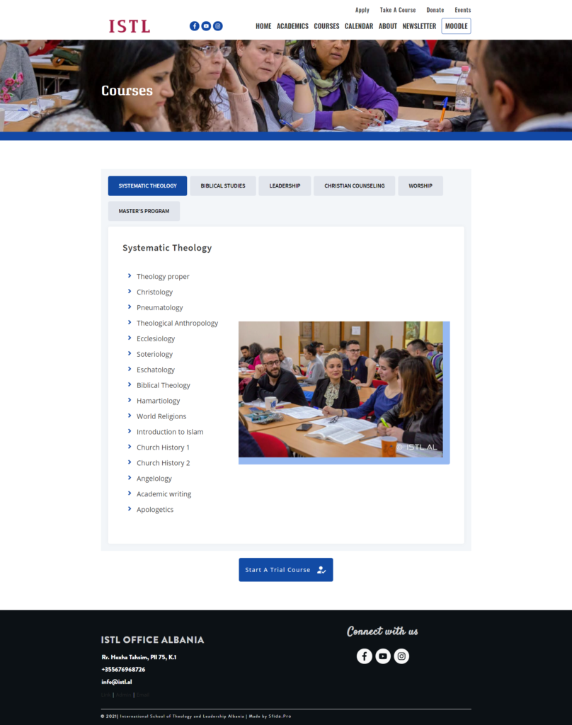 ISTL Albania Courses ISTL Albania Courses