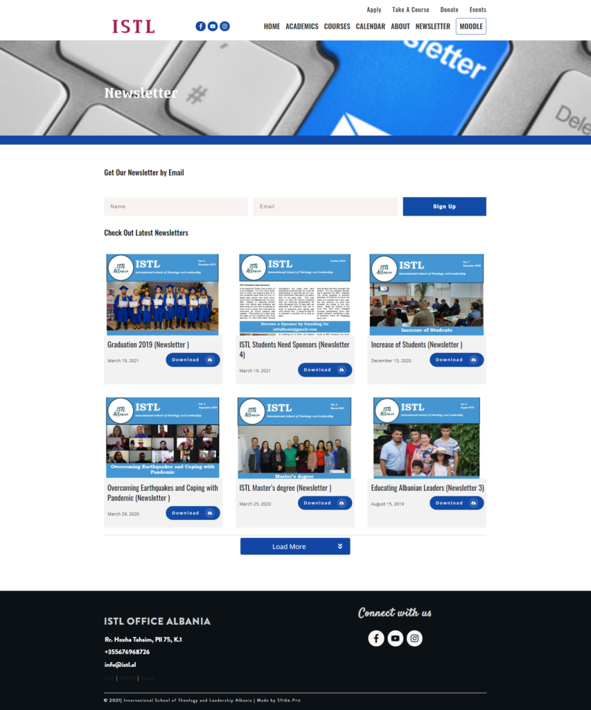 ISTL Albania Newsletter ISTL Albania Newsletter