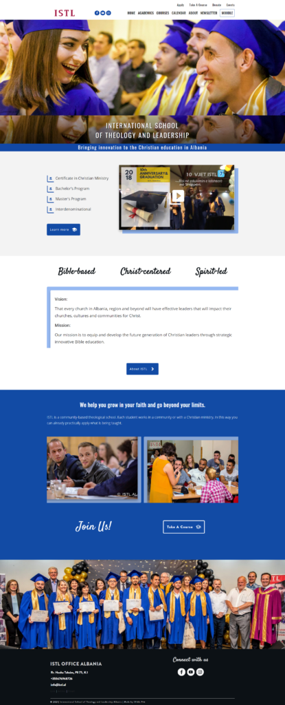 ISTL Albania main homepage long ISTL Albania main homepage long