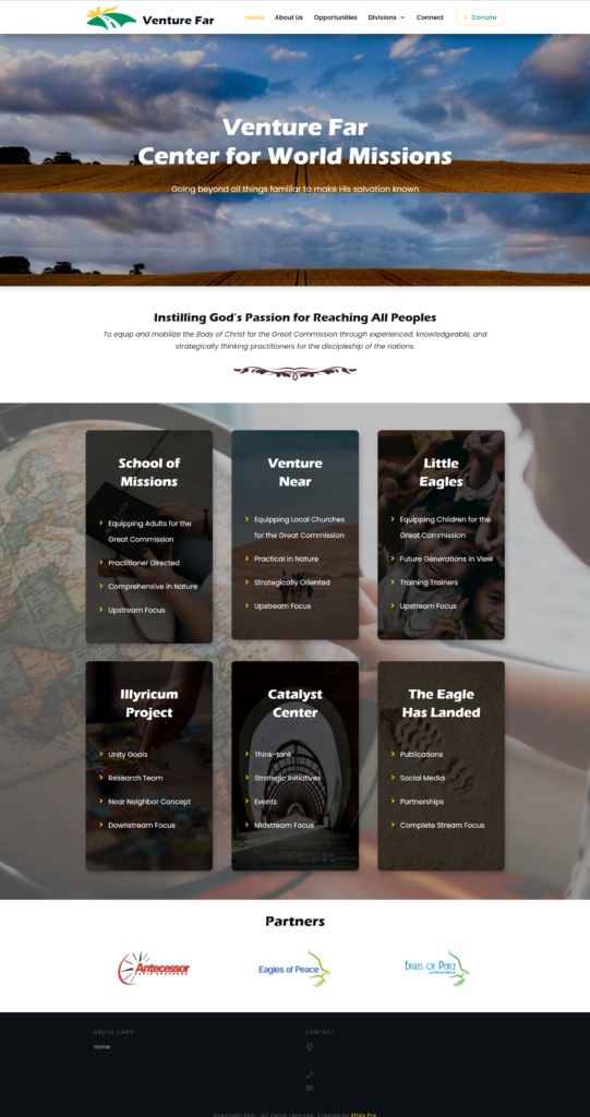VentureFar - Home page full VentureFar - Home page full