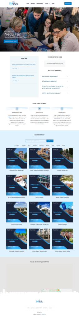 International-Education-Fair-INedu-Fair-Albania Partner profiles filterable