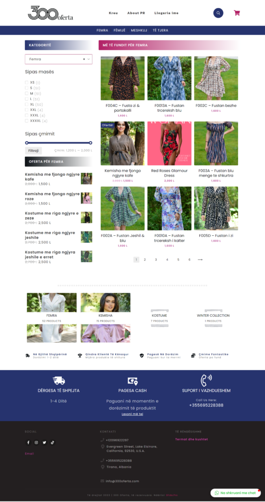 Femra-300-Oferta Product Category page for 300 Oferta