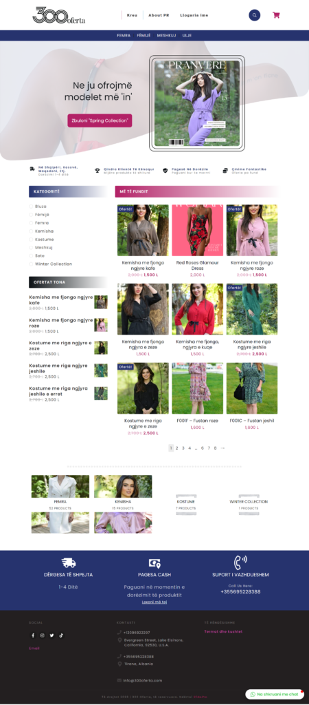 Shitore-300-Oferta Main Front Home Page for 300 Oferta
