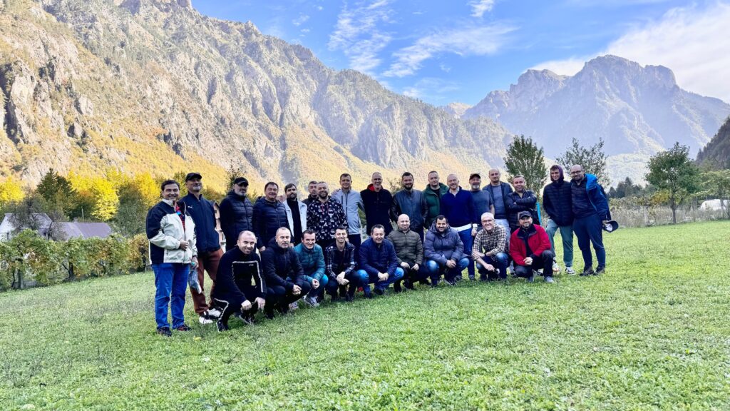 The group Valbona national park valley - retreat group of entrepreneurs and professionals